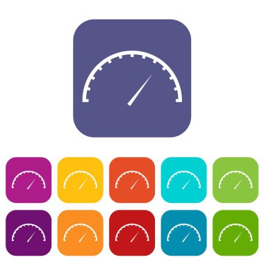 Hız göstergesi Icons set