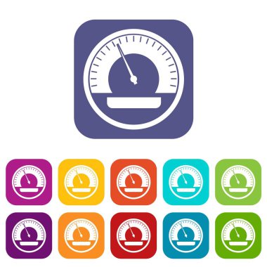 Hız göstergesi Icons set