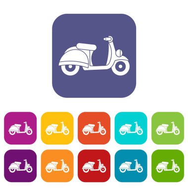 Motosiklet Icons set