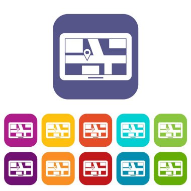 navigasyon simge seti