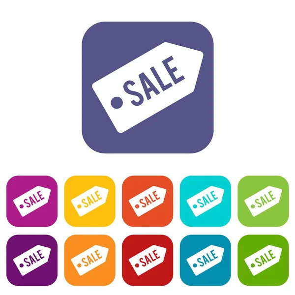 Sale icons set — Stock Vector