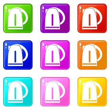 Elektrikli su ısıtıcısı Icons 9 set