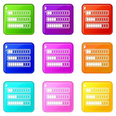 İşareti yatay sütunlar download online simgeleri