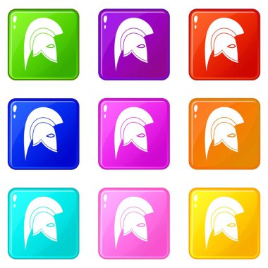 Roma kask Icons 9 set