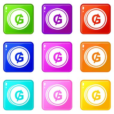 Para guarani Icons 9 set