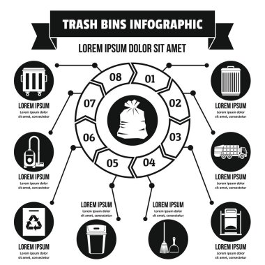 Arjantin Infographic kavramı, basit tarzı
