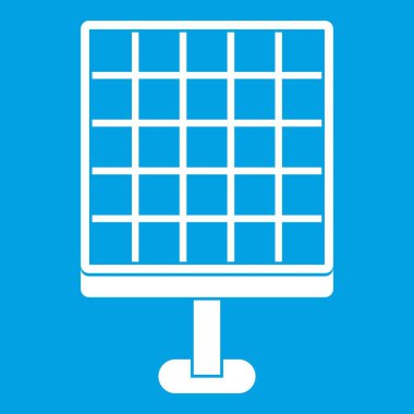 Güneş Paneli simgesi beyaz