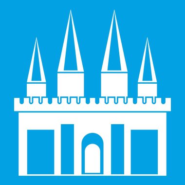 İngiltere Sarayı simgesi beyaz