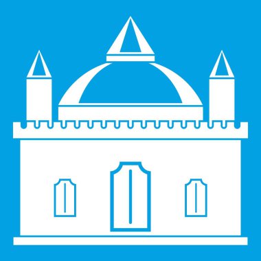 Royal castle simgesi beyaz