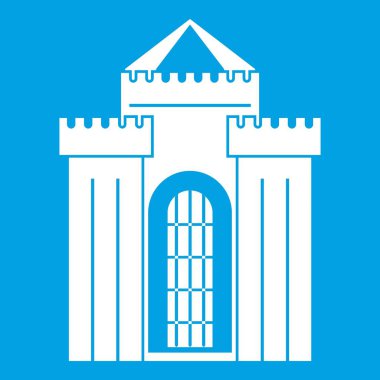 Ortaçağ Sarayı simgesi beyaz