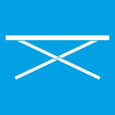 Pazar sayaç simgesi beyaz