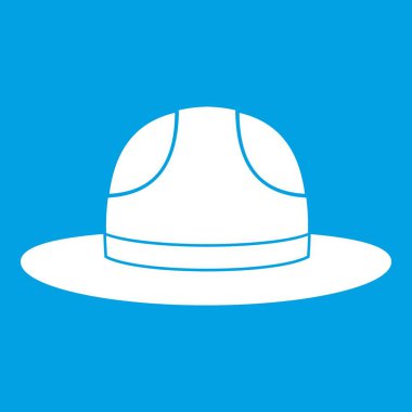 Kanada şapka simgesi beyaz