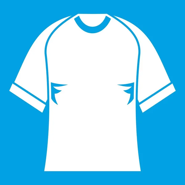 Raglan tshirt icon white — Stock Vector