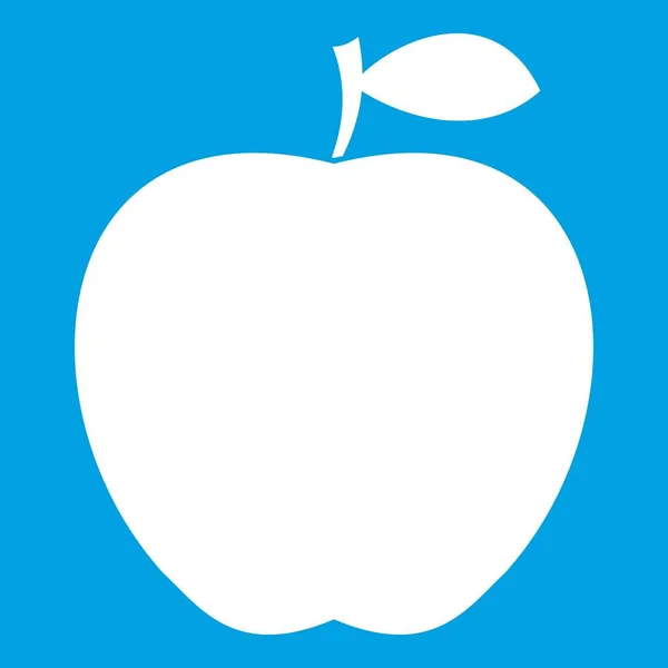 Ikonę Apple biały — Wektor stockowy