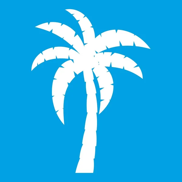 Palm simgesi Beyaz — Stok Vektör