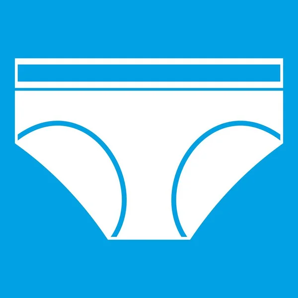 Woman underwear panties icon white — Stock Vector