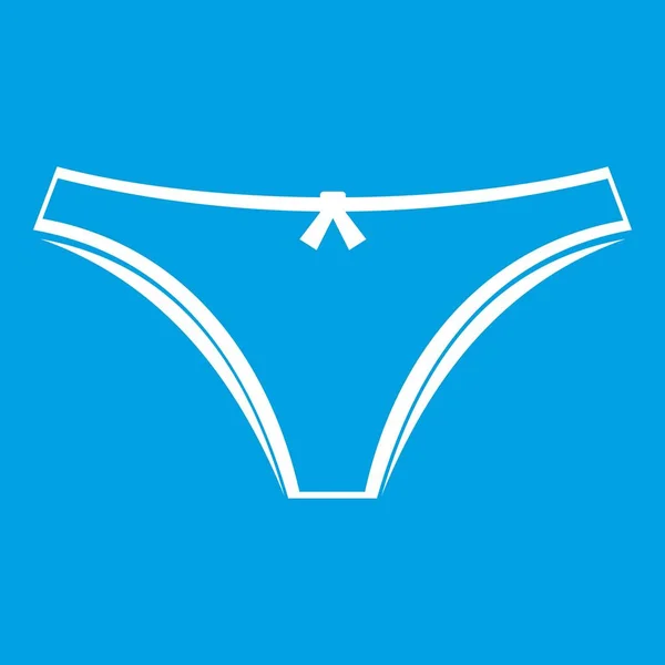 Panties icon white — Stock Vector