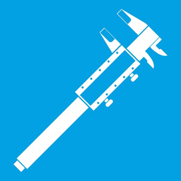 Vernier caliper icon white