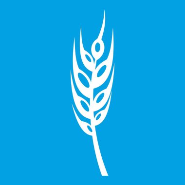 Arpa spike simgesi beyaz