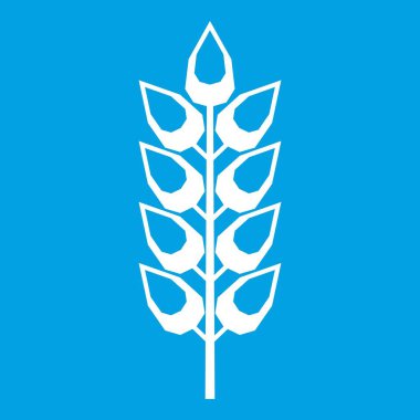 Uzun spica simgesi beyaz