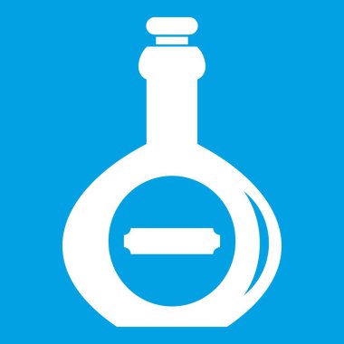 Beyaz karınlı şişe simgesi