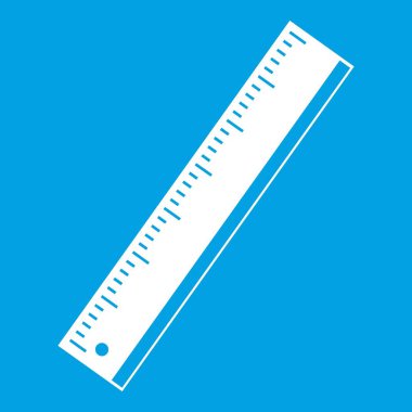 Kıstas simgesi beyaz