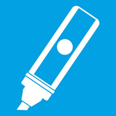 Kalıcı işareti simgesi beyaz