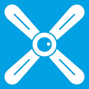 Pervane simgesi beyaz