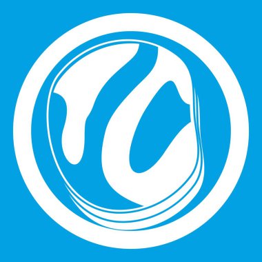 Asya et simgesi beyaz