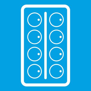 Beyaz suluboya simge