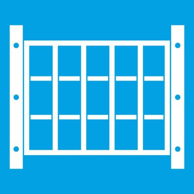 Bahçe Çit simgesi beyaz