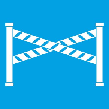 Polis satırı simgesi beyaz