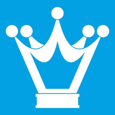 Prenses tacı simgesi beyaz