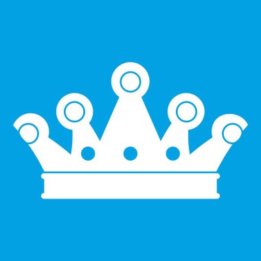 Royal crown simgesi beyaz