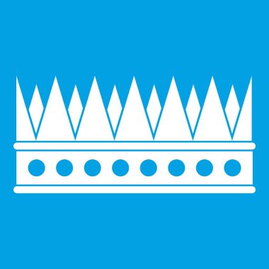 Regal taç simgesi beyaz