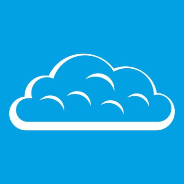 Kar bulut simgesi beyaz