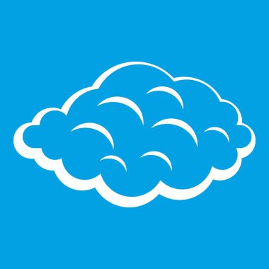 Küçük bulut simgesi beyaz