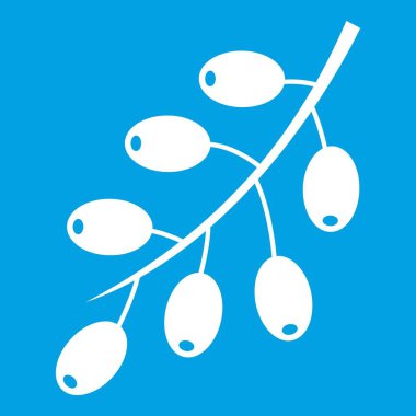 Kızamık şube simgesi beyaz