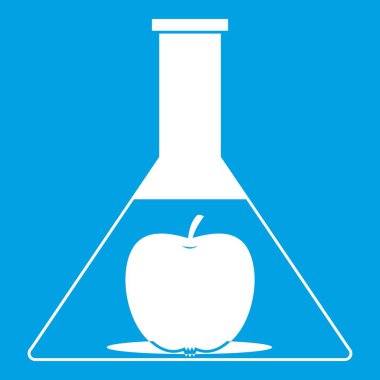 Şişesi elma simgesi beyaz ile test