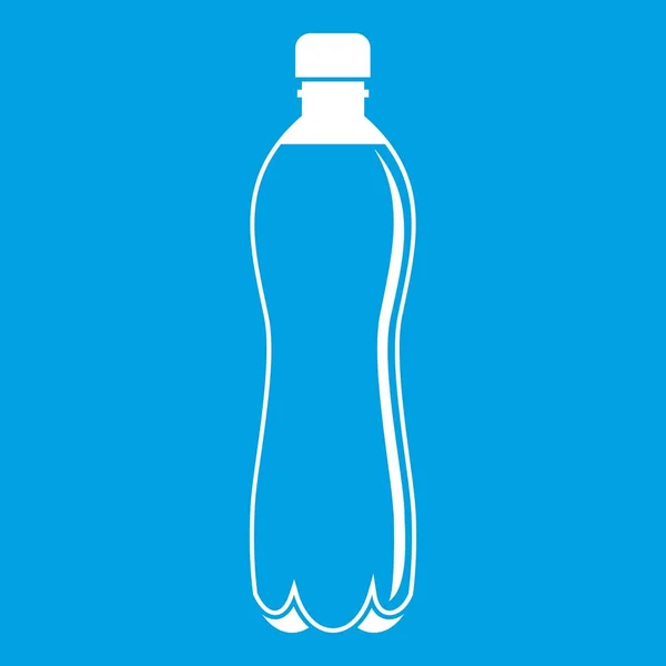 Waterfles pictogram wit — Stockvector