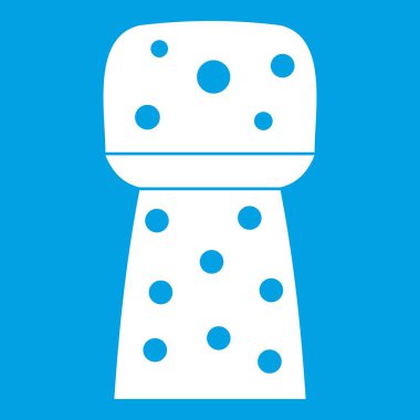 Ahşap cork simgesi beyaz