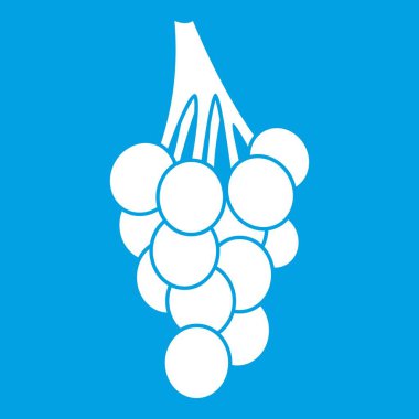 Üzüm simgesi beyaz