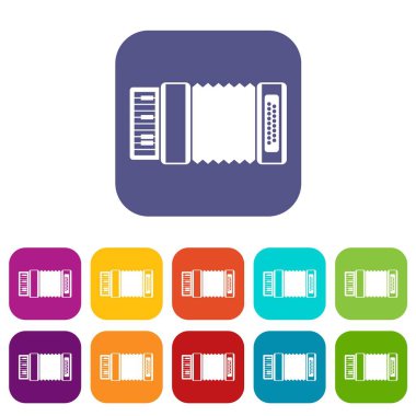 Akordeon Icons set