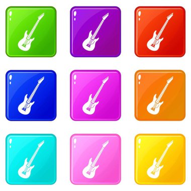 9 set elektro gitar