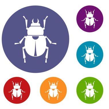 Bokböceği Icons set