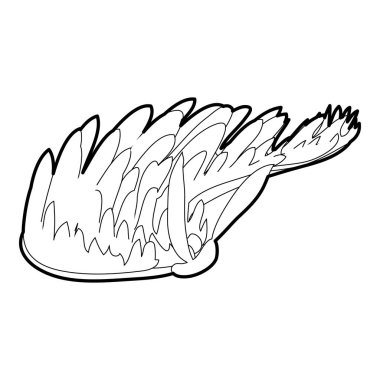 Deniz yosunu simgesi anahat