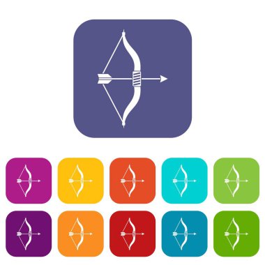 Ok ve yayla Icons set