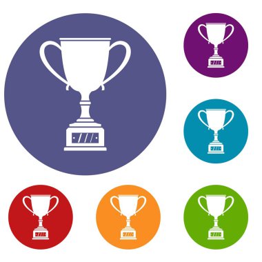 Kazanan Kupası Icons set