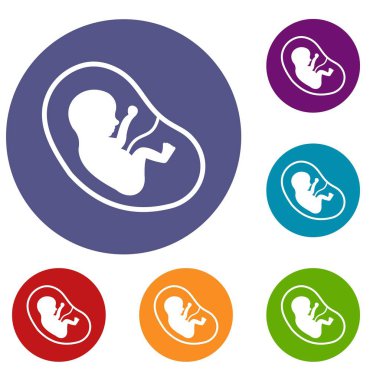 Fetus Icons set