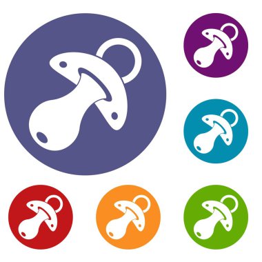 Bebek emziği Icons set